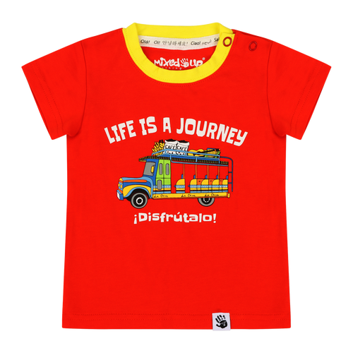 Mixed Up Clothing Suave Baby Tee And Bloomer Shorts Set In Chiva