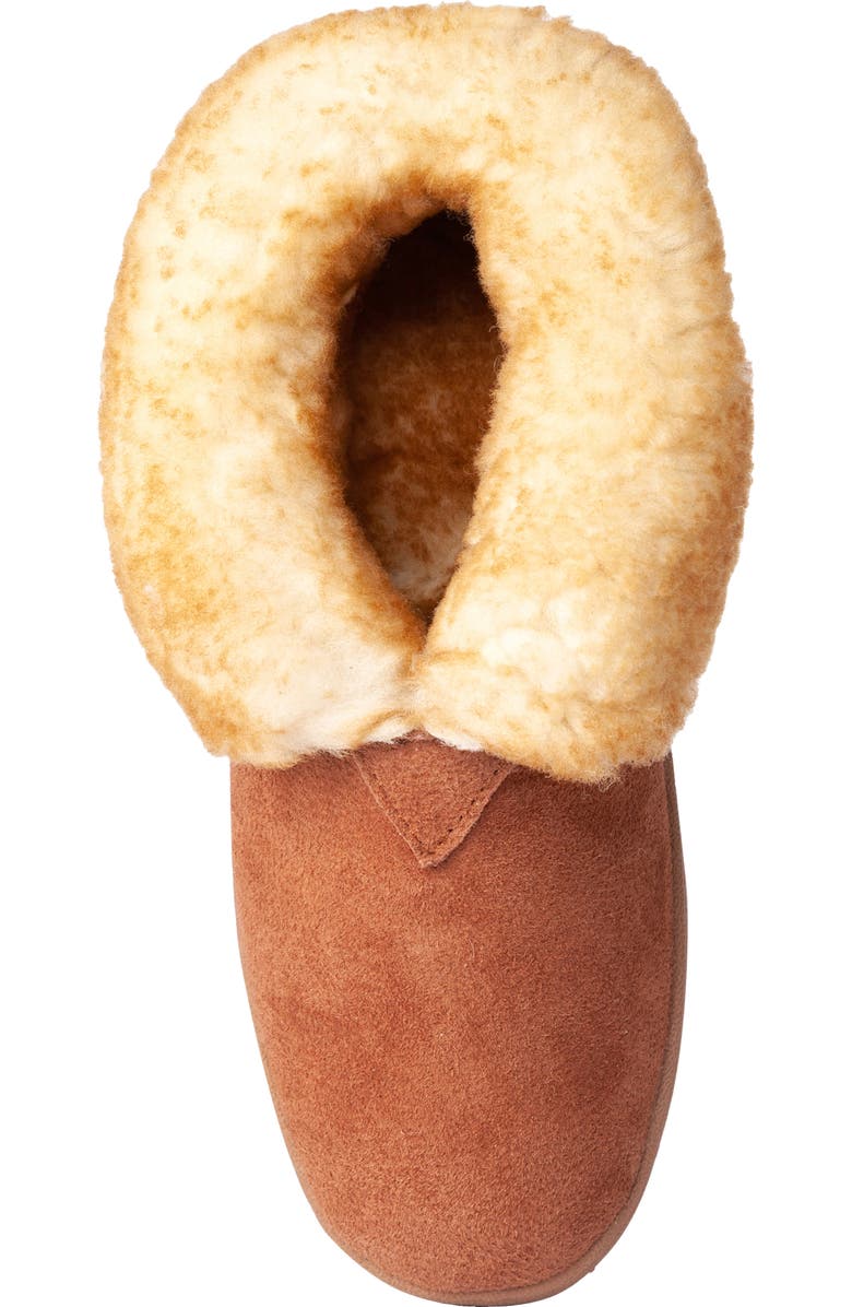 Old Friend Genuine Shearling Bootie Slipper, Alternate, color,