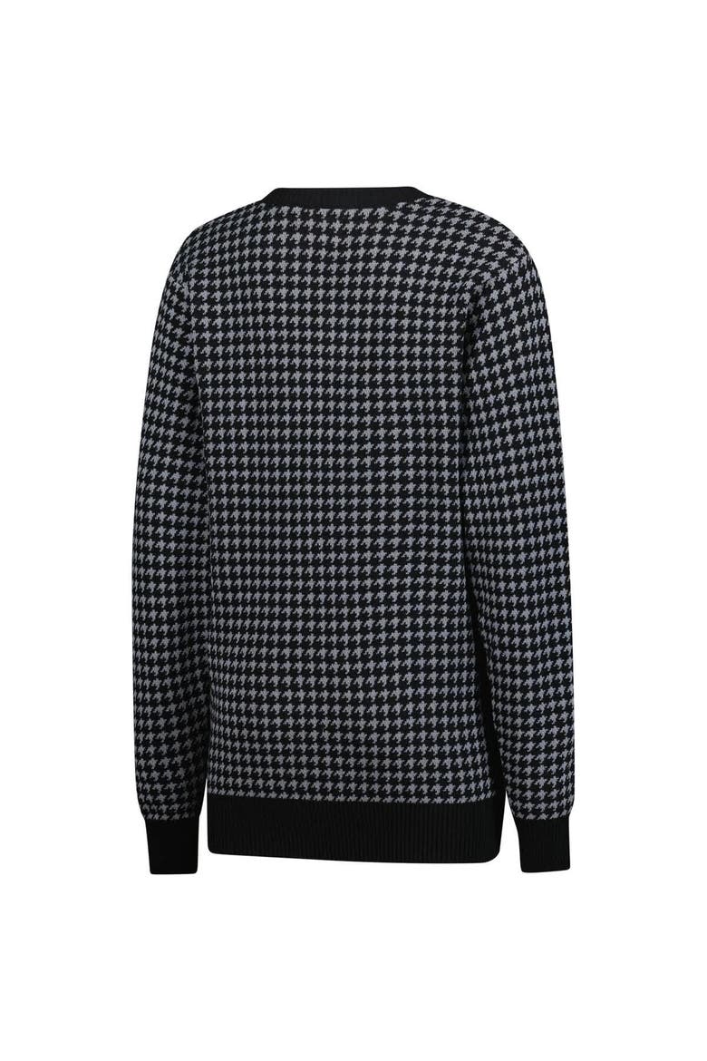 Unisex Uscape Apparel Black Ohio State Buckeyes Renew Knit Vintage Houndstooth Sweater, Alternate, color, Black