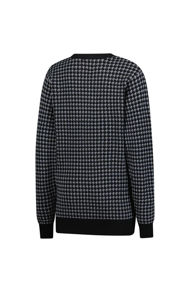 Uscape Apparel Unisex Uscape Apparel Black Ohio State Buckeyes Renew Knit Vintage Houndstooth Sweater, Alternate, color, Black