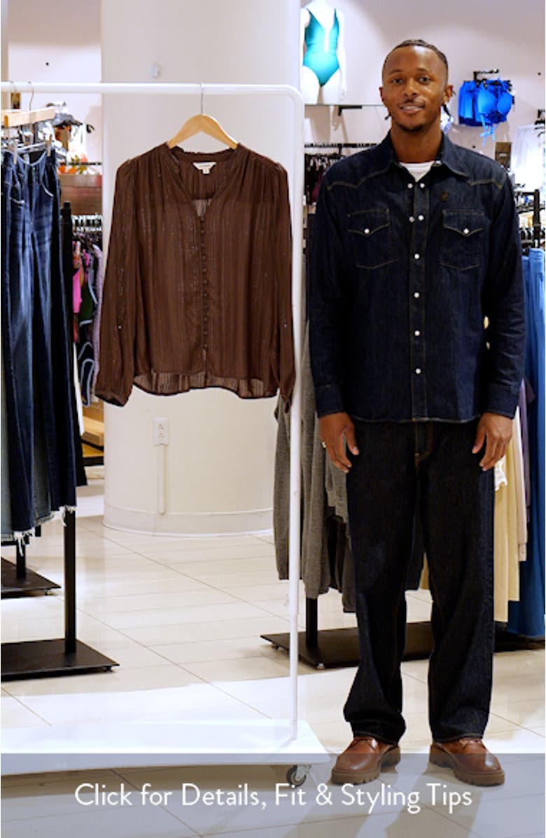 Shine Button Front Top, sales video thumbnail