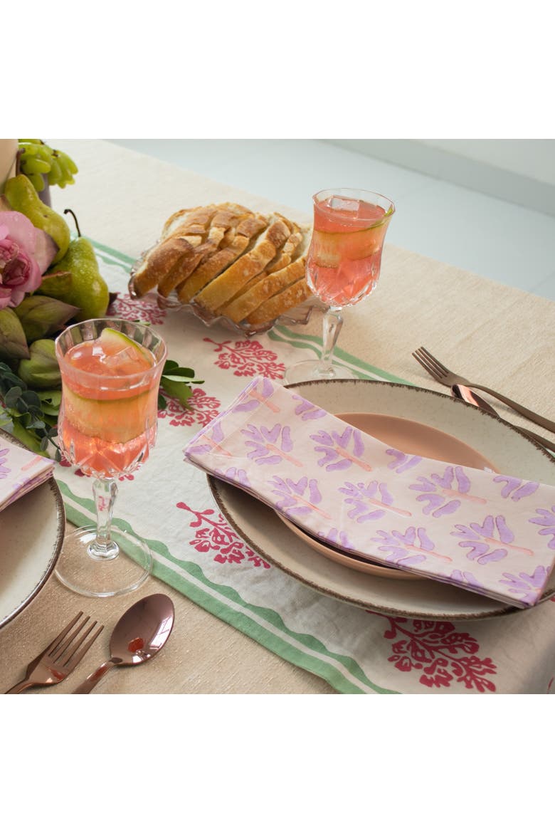 Zeenat Table Napkin - Set of 2, Alternate, color, Lilac