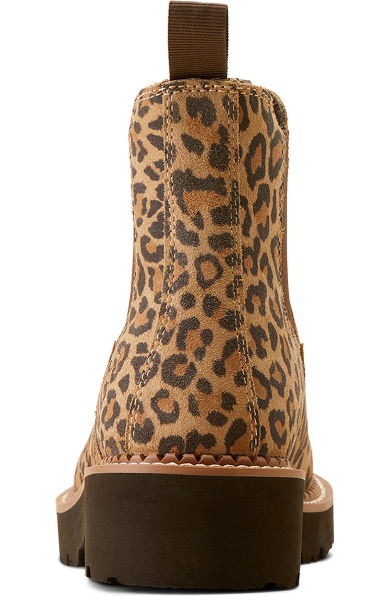 Ariat Fatbaby Western Chelsea Boot, Alternate, color, Cheetah