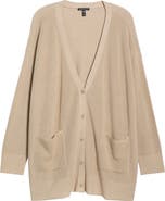 Eileen Fisher Organic Linen & Organic Cotton Cardigan