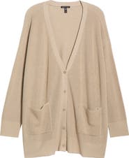 Eileen Fisher Organic Linen & Organic Cotton Cardigan