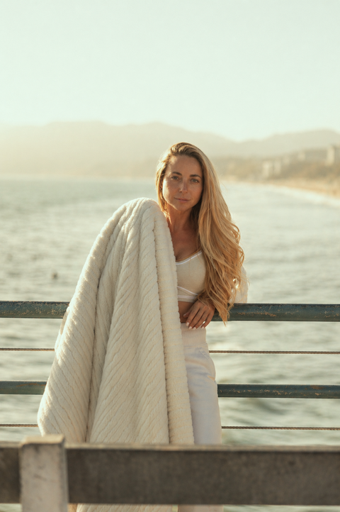Malibu Faux Fur Throw Blanket