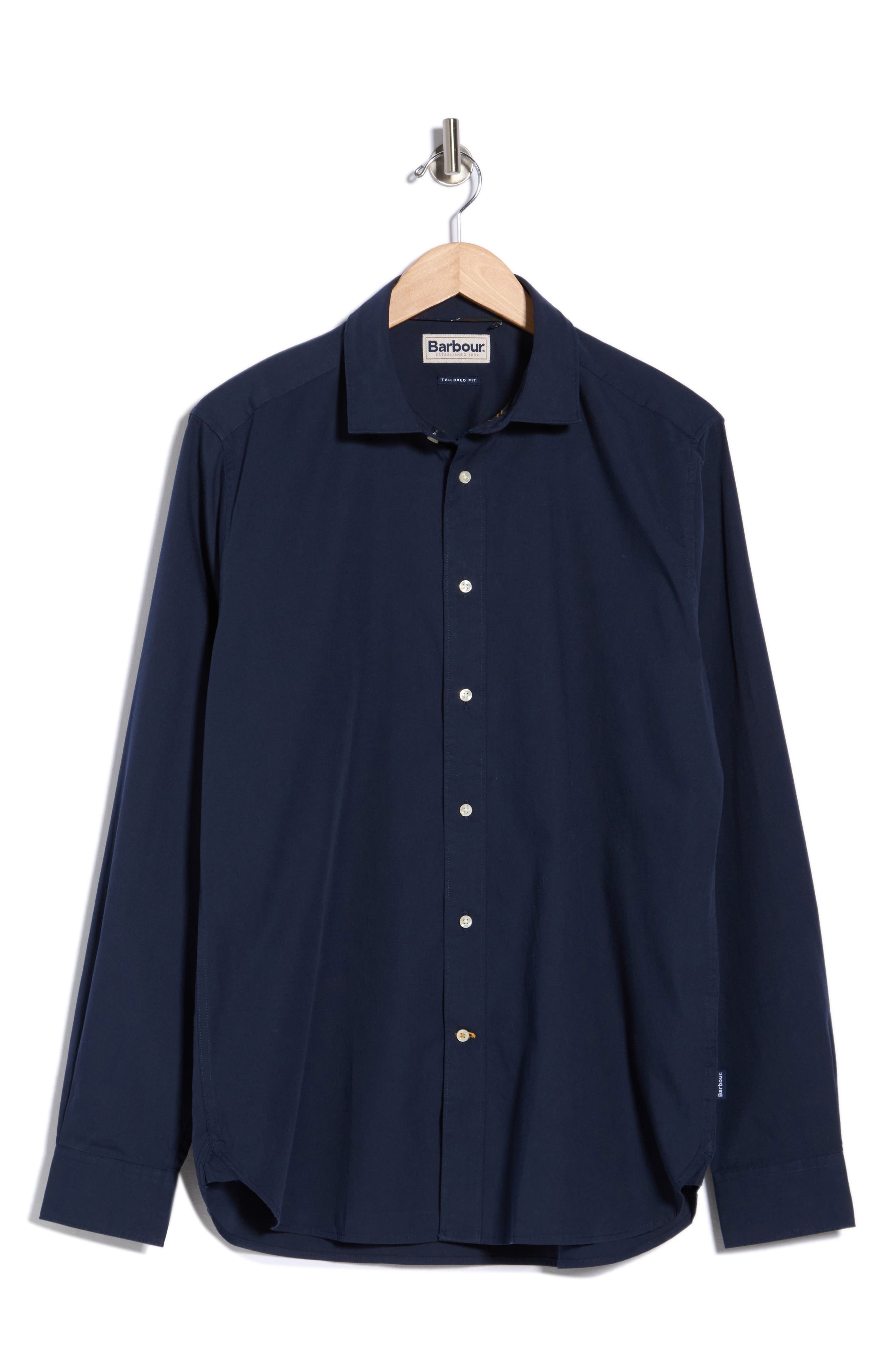 Throckley Tailored Fit Pin Point Button-Up Shirt