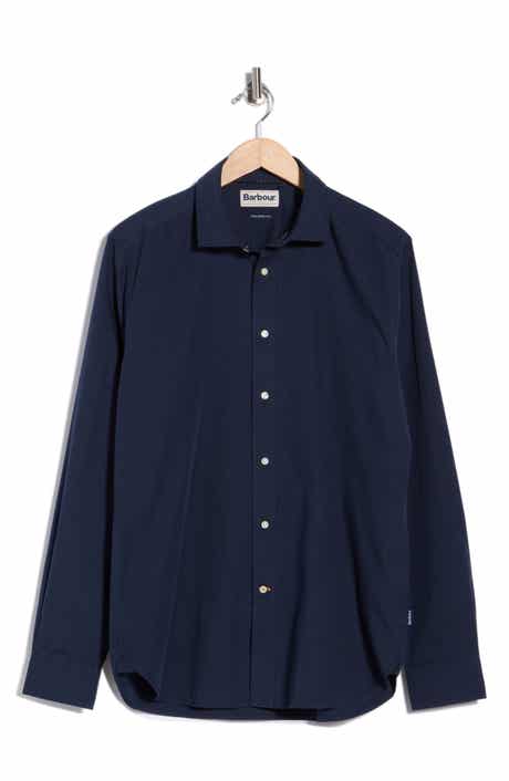 Throckley Tailored Fit Pin Point Button-Up Shirt