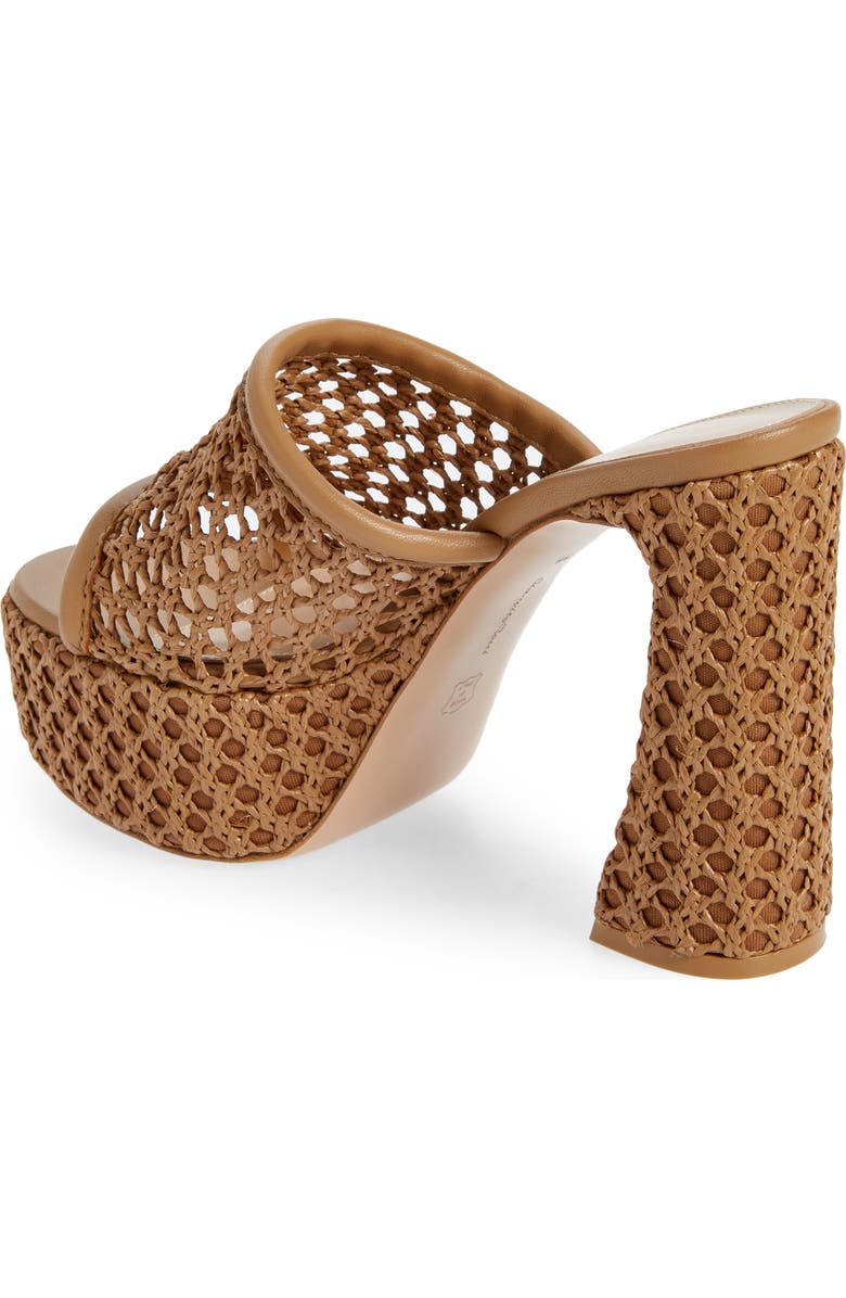 Gianvito Rossi Woven Platform Sandal, Alternate, color,