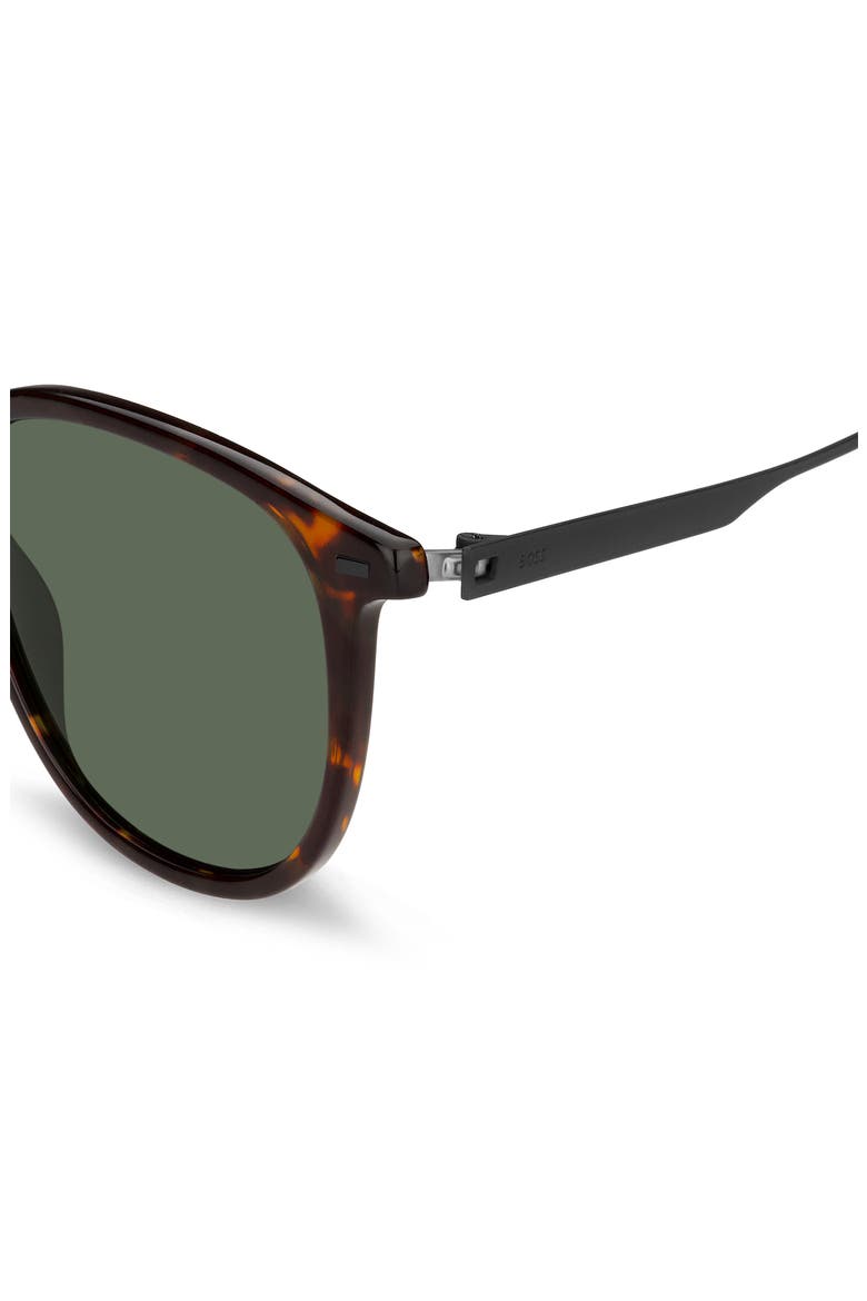 52mm Round Sunglasses, Alternate, color, HAVANA MATTE BLACK