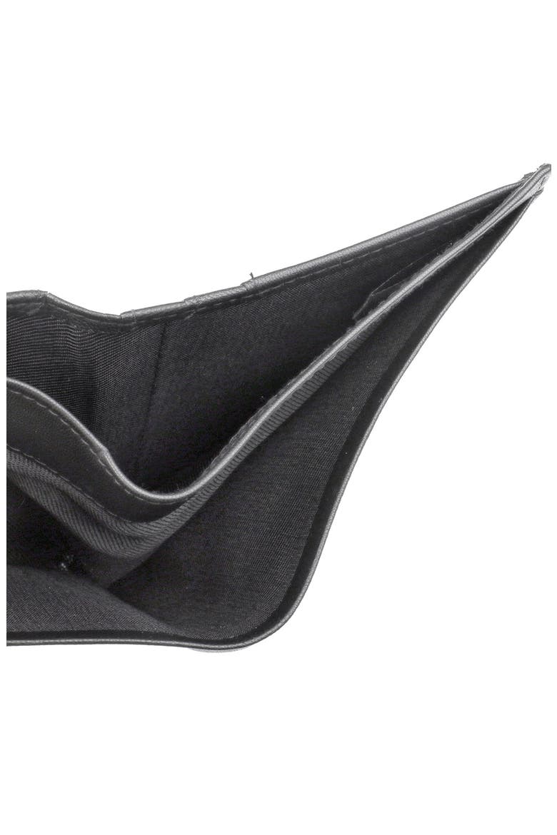 RFID Leather Passport Wallet, Alternate, color, BLACK