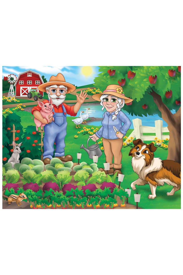 Old MacDonald 100pc Puzzles 4-Pack, Alternate, color, Multicolor