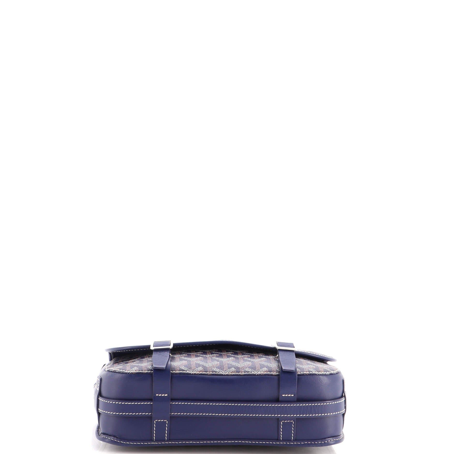 Belvedere Messenger Bag Coated Canvas MM, Alternate, color, Blue