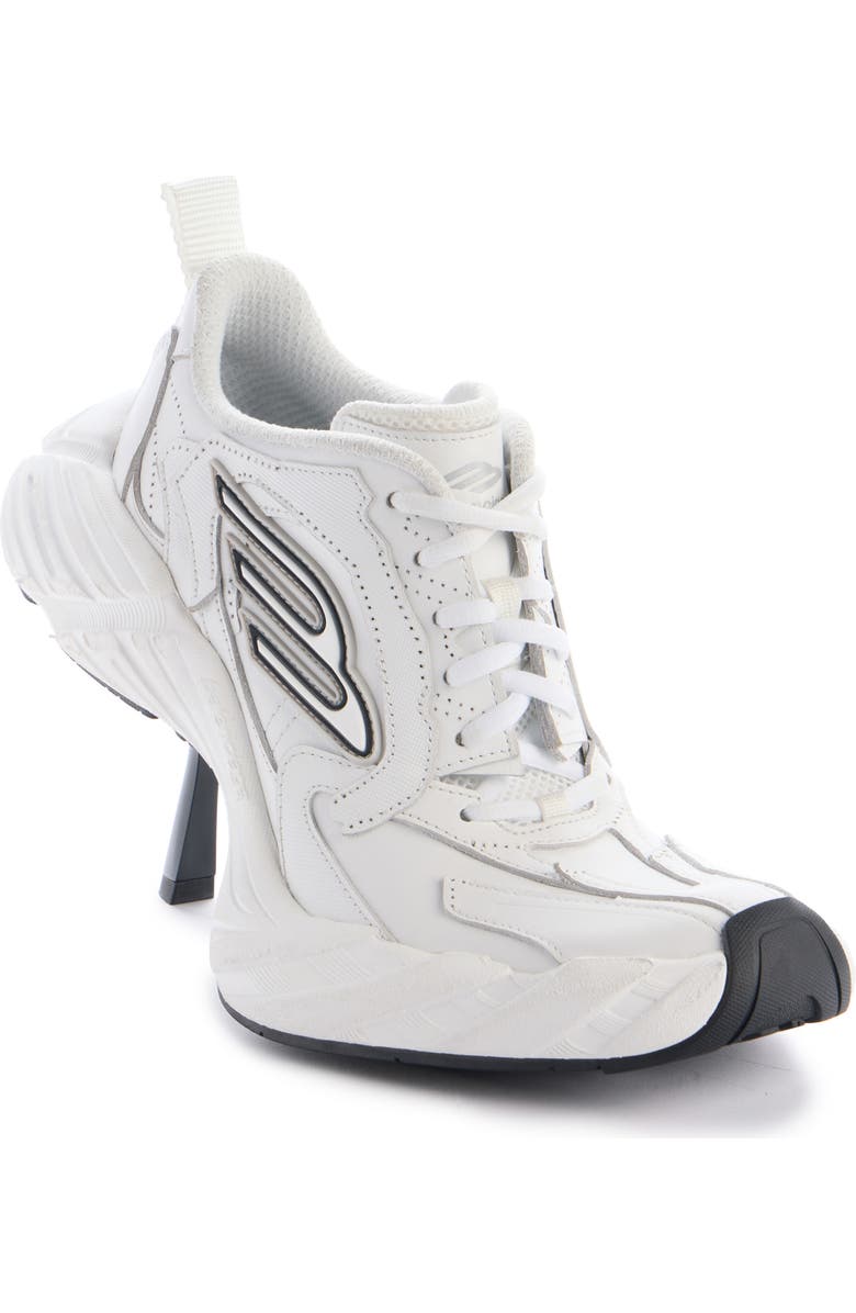 Balenciaga Monday Sneaker Pump, Main, color, 9011 White / Black / Grey