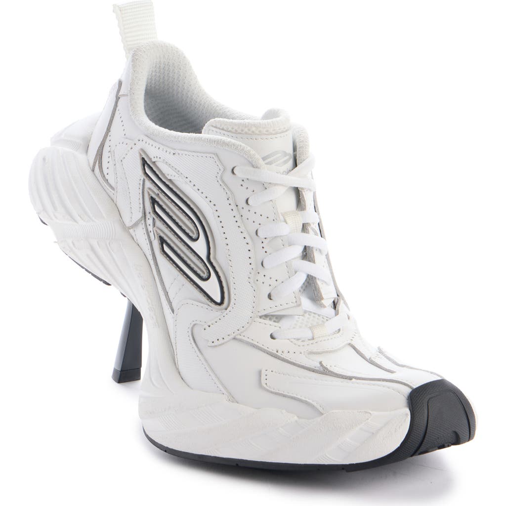 Balenciaga Monday Leather Sneaker Pumps In Multi