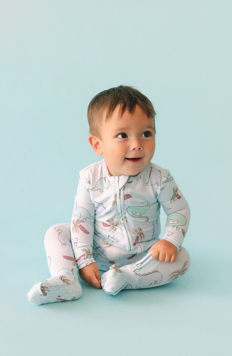 Posh Peanut Eric Convertible Zip Footie, Alternate, color, Blue