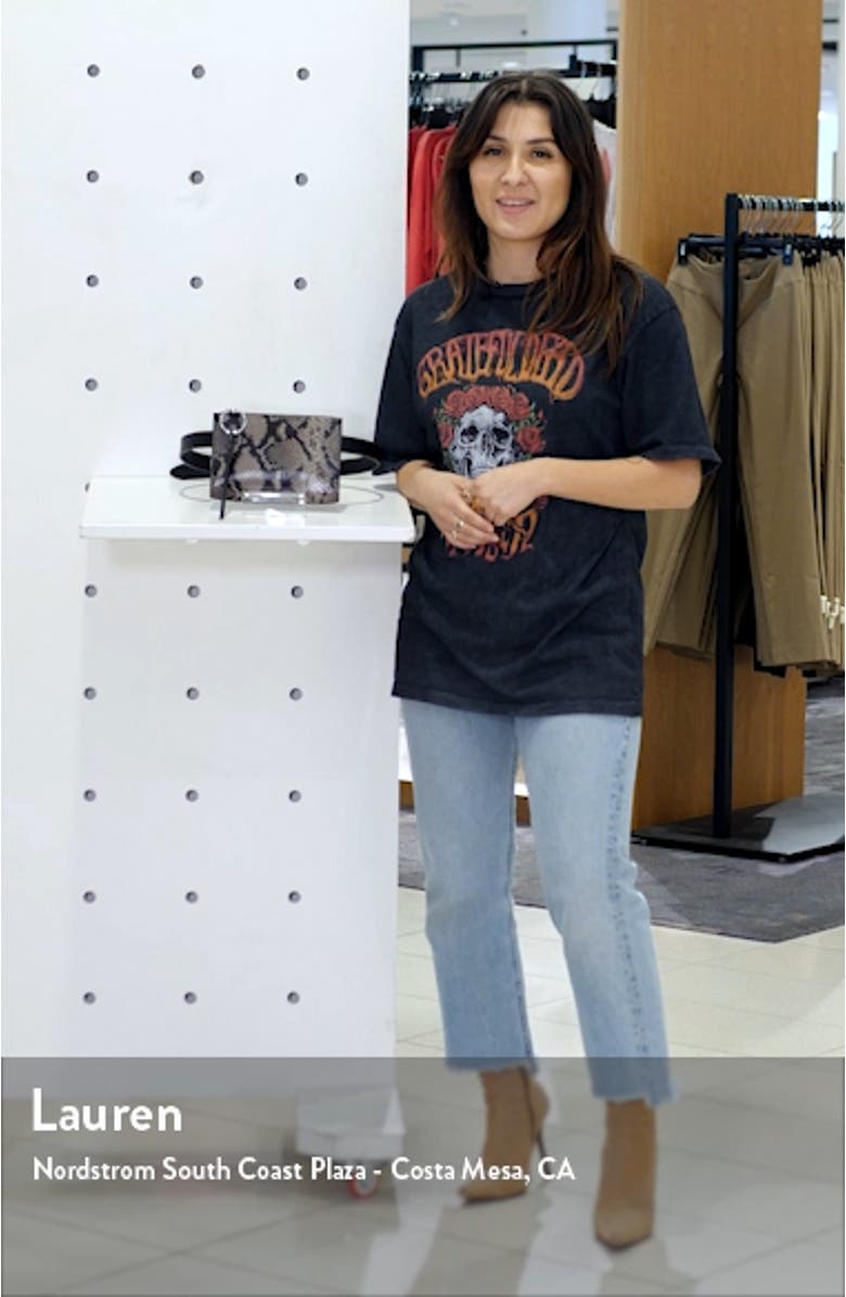 Snake Print Belt Bag, sales video thumbnail