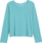 LESET Milo Long Sleeve Cotton Jersey T-Shirt