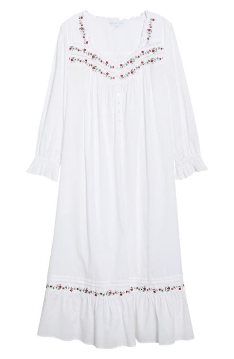 Long Sleeve Cotton Ballet Nightgown