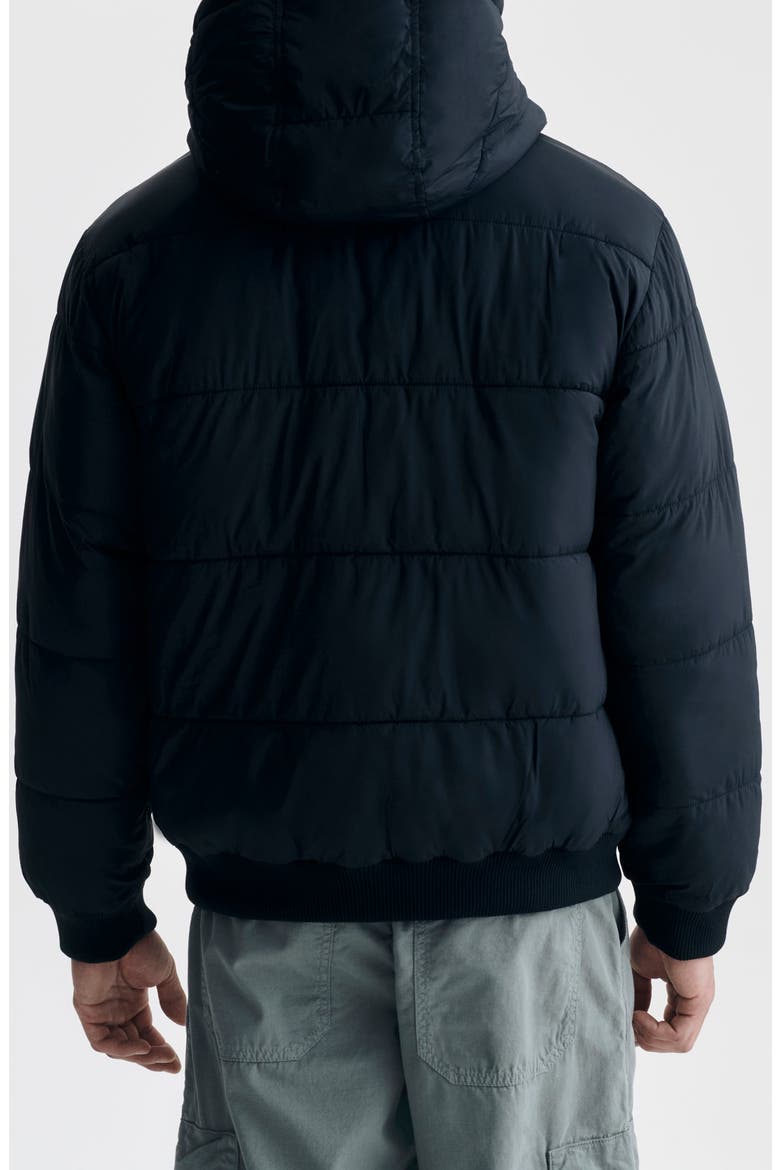 Double Sided Hooded Jacket, Alternate, color, JET BLACK