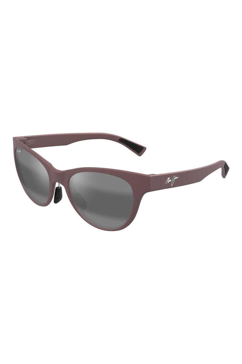 Hulahe 52mm PolarizedPlus2® Rectangular Sunglasses, Alternate, color, METAL MATTE DARK ROSE/ GREY