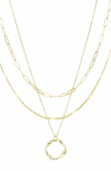 Adornia Set of 3 Assorted Chain Necklaces