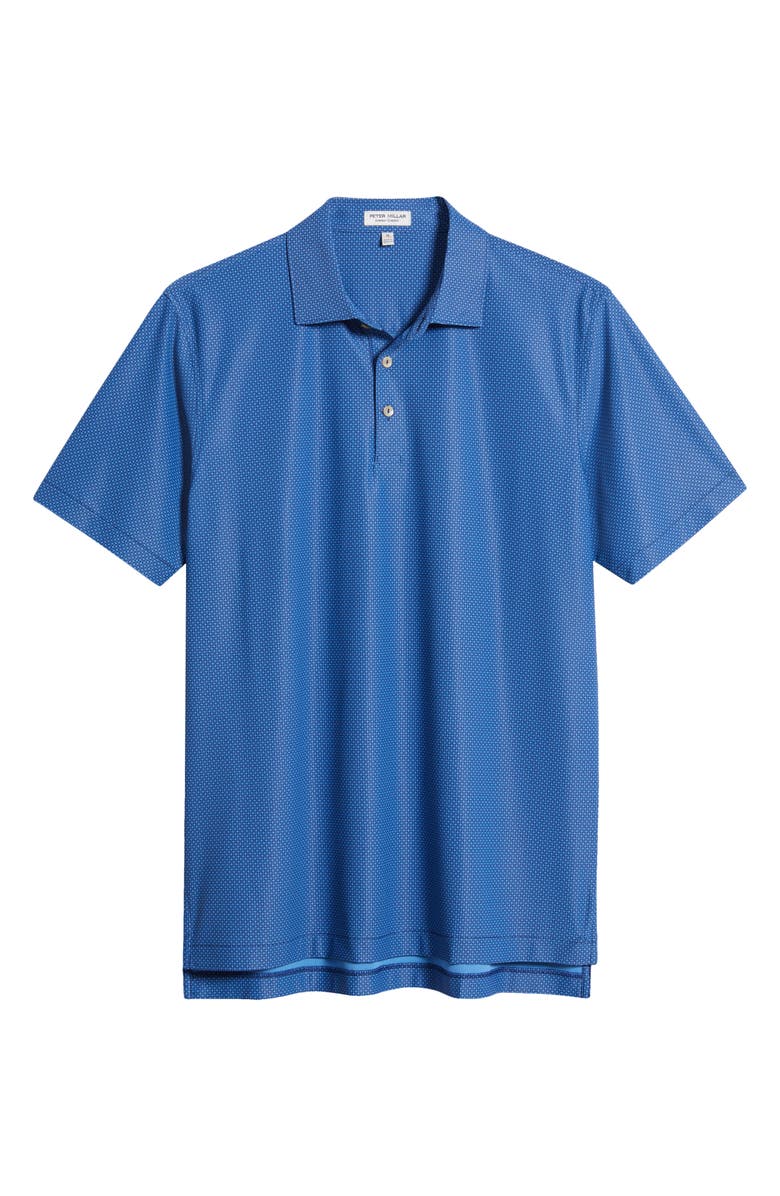 Peter Millar Cumberland Microprint Performance Mesh Polo, Alternate, color,