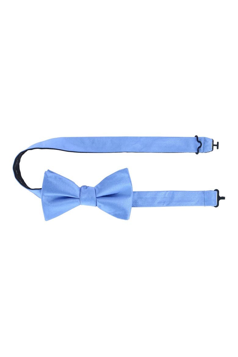Sutton Solid Silk Bow Tie, Main, color, LIGHT BLUE