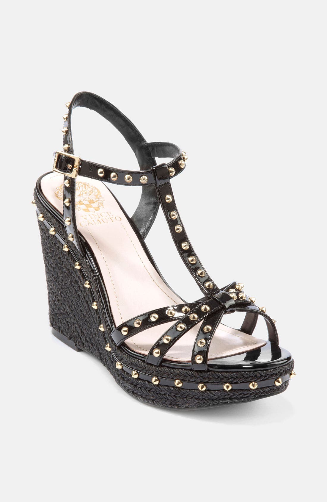 'Tamblyn' Sandal, Main, color, BLACK