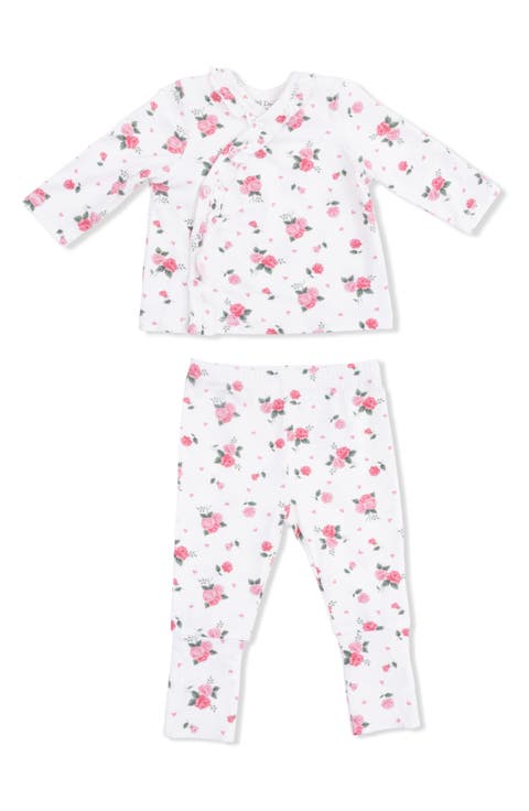 Pink Rosettes Shirt & Pants Set (Baby)