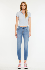 KanCan Willowbrook Essentials Mid Rise Ankle Skinny Jeans