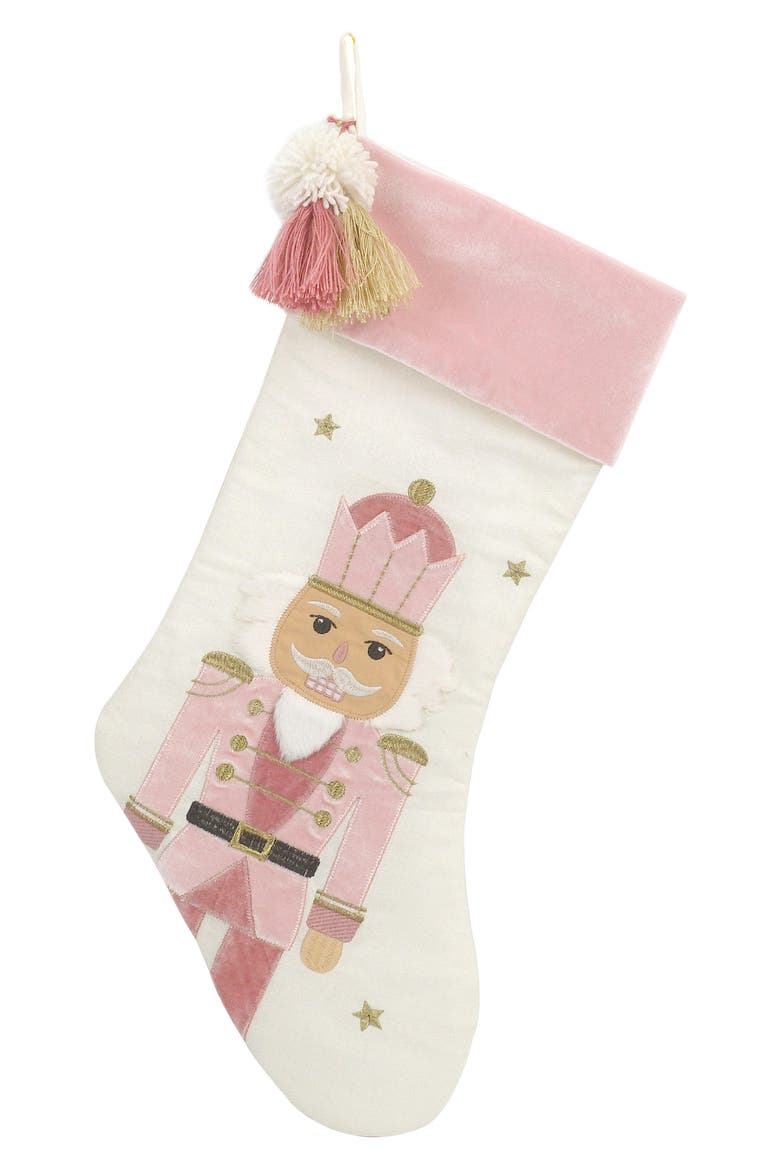 Nutcracker Stocking, Main, color, PINK