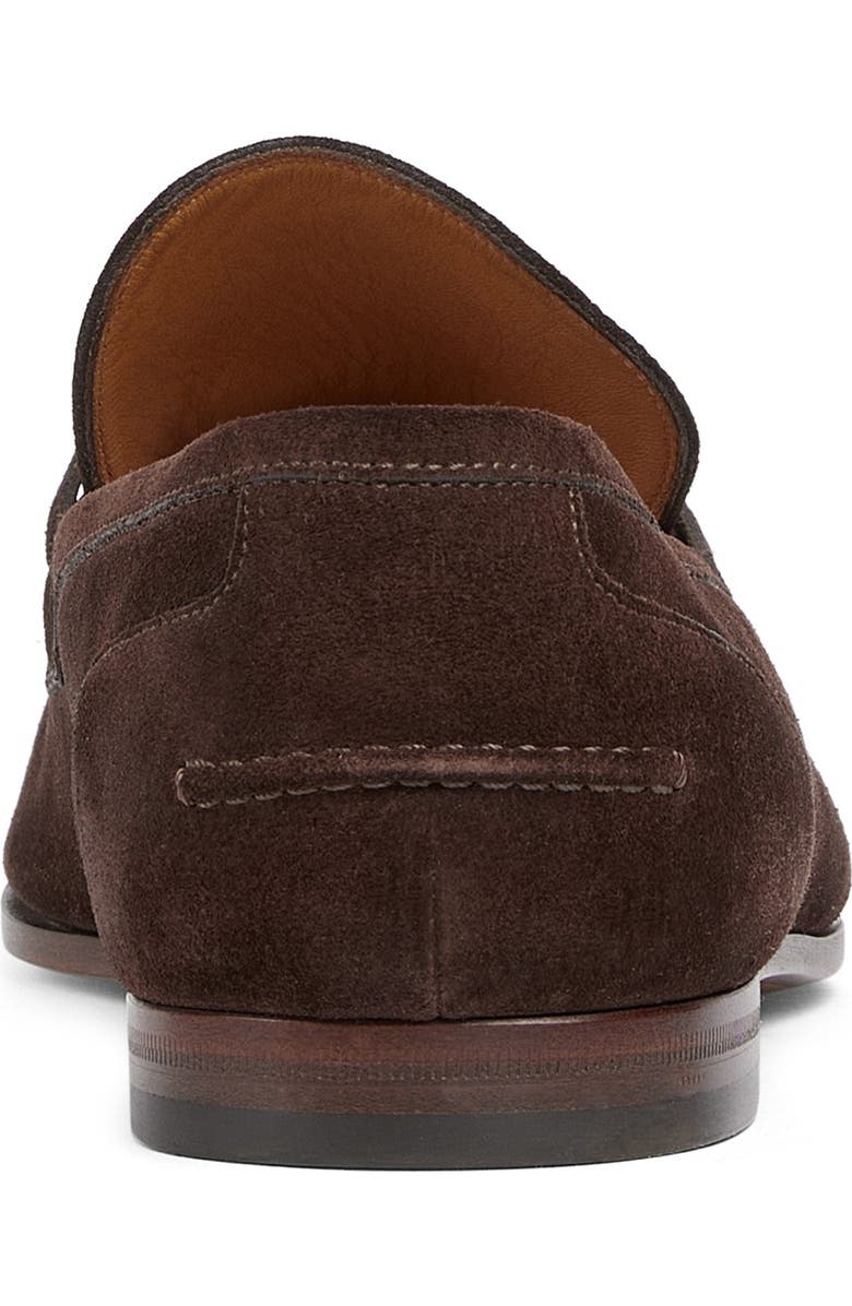 Gucci Jordaan Horsebit Suede Loafer, Alternate, color, Cocoa
