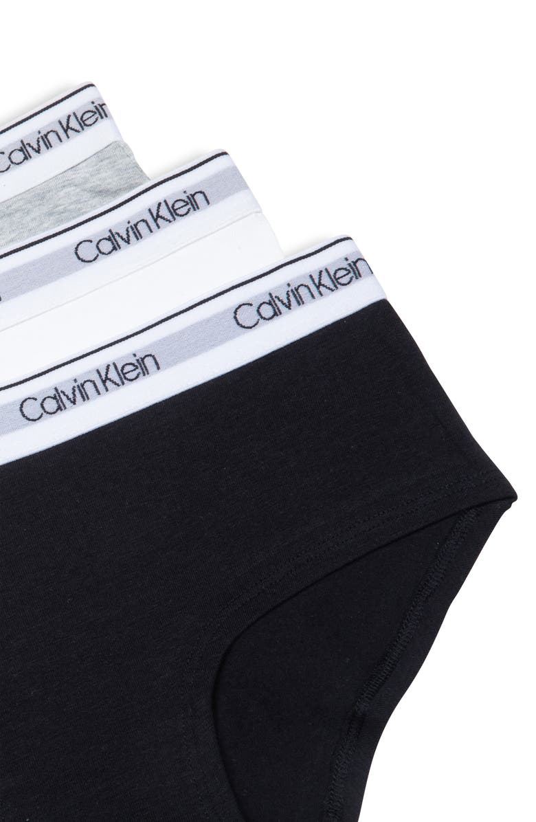 Calvin Klein Stretch Cotton Hipster Panties - Pack of 3, Alternate, color, 