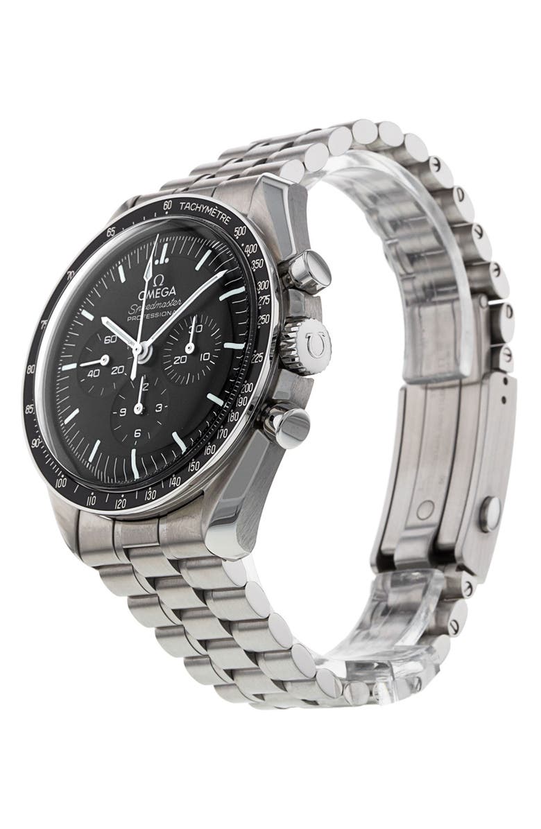 Watchfinder & Co. Omega Preowned 2022 Speedmaster Moonwatch Professional Chronograph Bracelet Watch, 42mm, Alternate, color, 