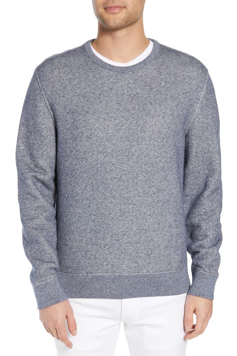 Slim Fit Crewneck Cotton Sweatshirt, Main, color, H COASTAL