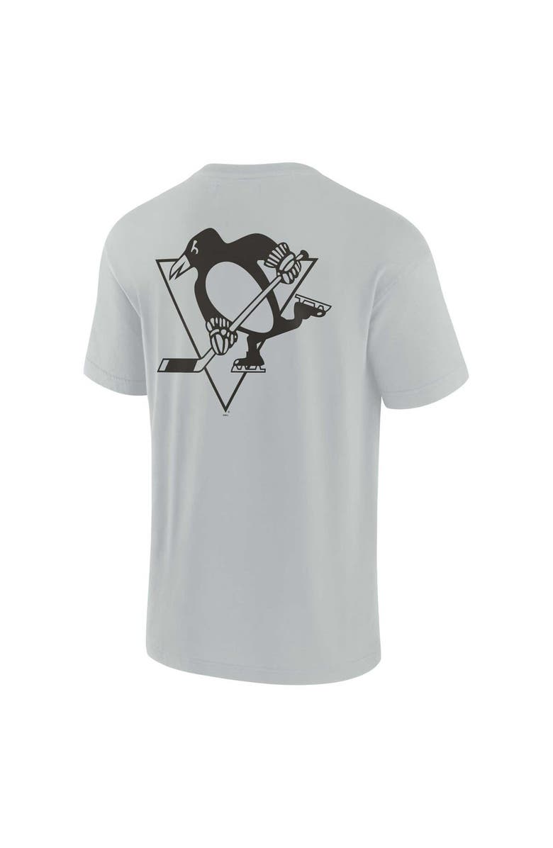 Fanatics Signature Unisex Fanatics Signature Gray Pittsburgh Penguins Elements Super Soft Short Sleeve T-Shirt, Alternate, color, Gray