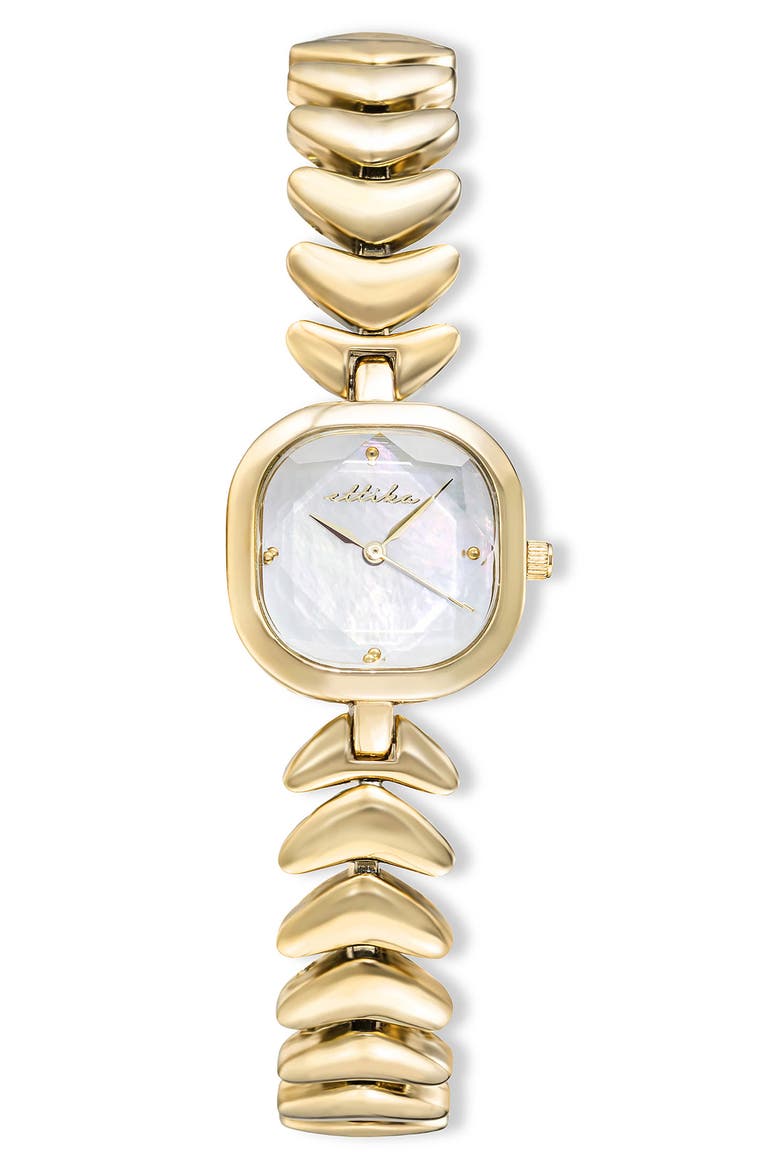 Metal Moderna Bracelet Watch, Main, color, GOLD