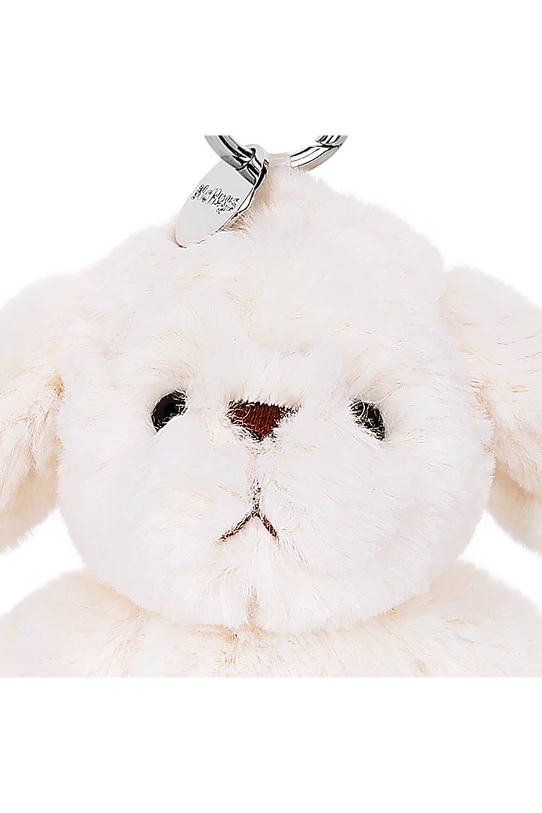 Plush Bag Charm Joyce Cream Dog, Alternate, color, Multicolored