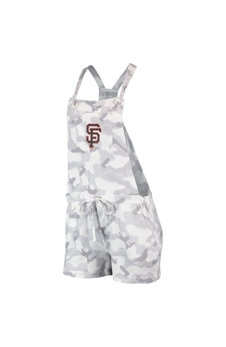 CONCEPTS SPORT Women's Concepts Sport Gray Los Angeles Dodgers Camo Romper Overalls, Alternate, color, 