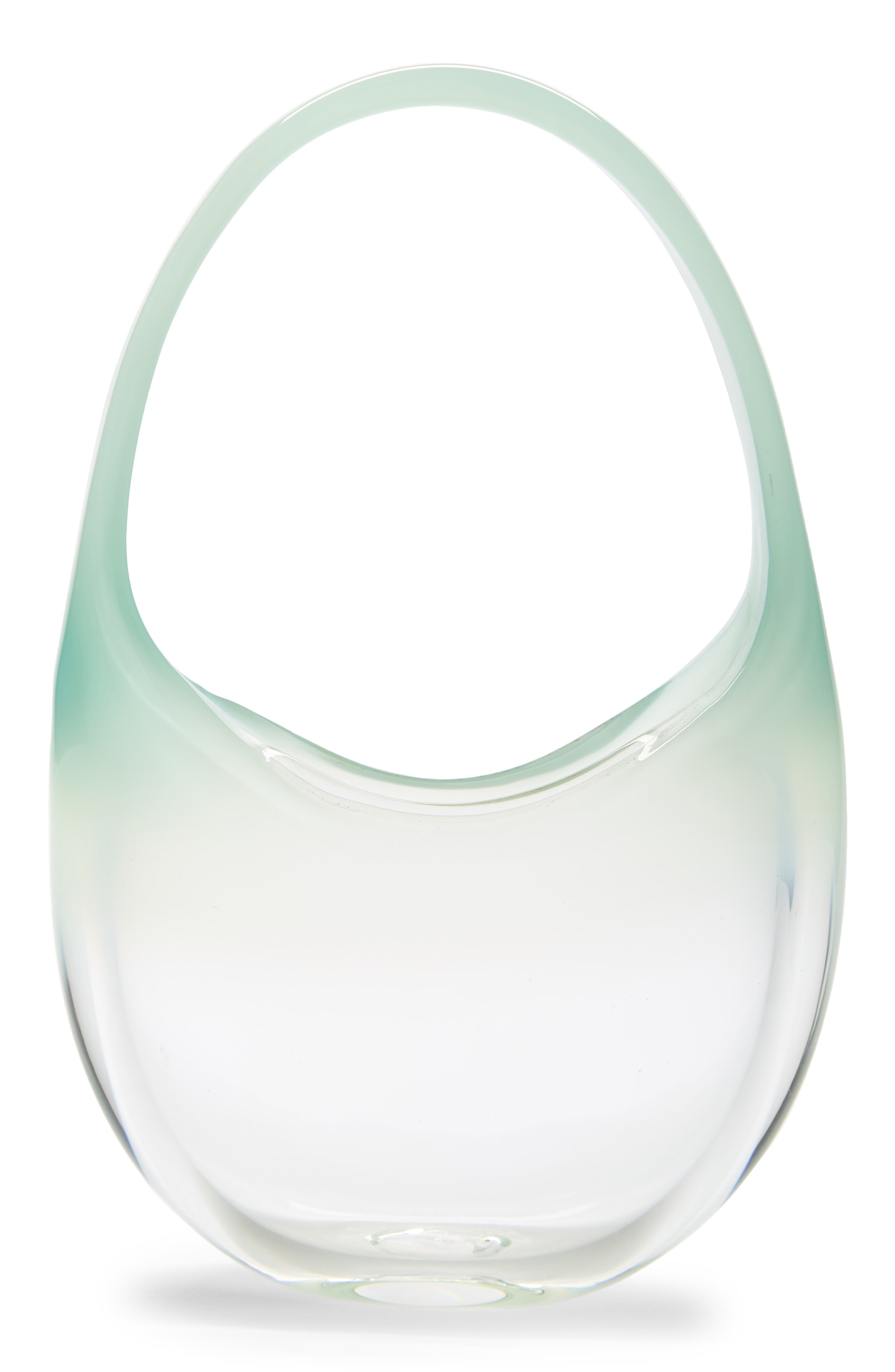 x Coperni Mini Glass Swipe Top Handle Bag, Main, color, GLASS TURQUOISE