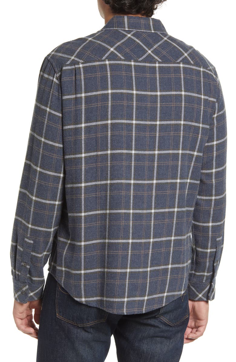 Rails Lennox Plaid Button-Up Shirt, Alternate, color, Shadow Wheat Melange