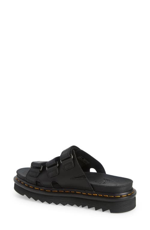 Dr. Martens' Dr. Martens Raine Slide Sandal In Black Athena