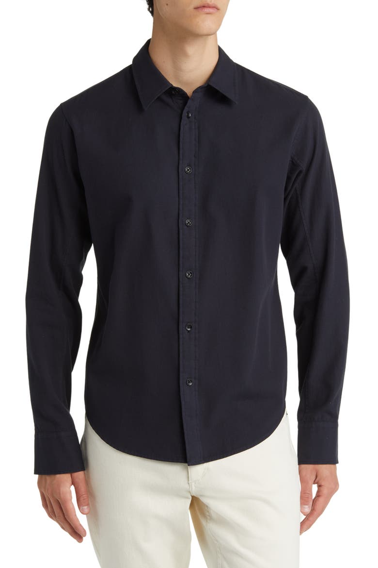 Fit 2 Slim Fit Engineered Dobby Button-Up Shirt, Main, color, SALUTE