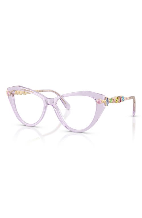 Swarovski 53mm Cat Eye Optical Glasses