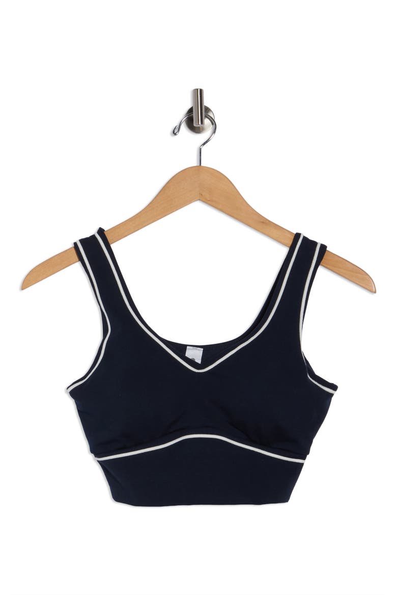Interlock Sports Bra, Alternate, color, TRUE NAVY/ WHITE