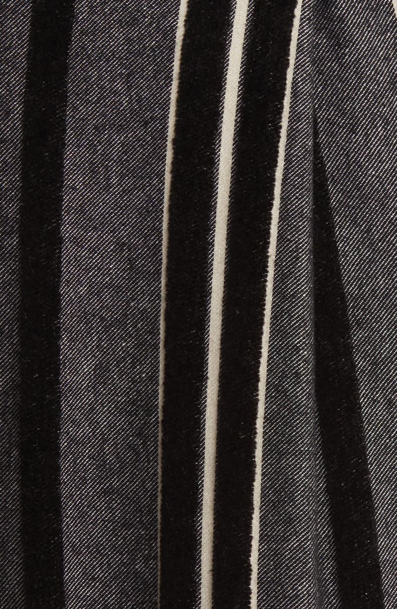 Masai Copenhagen Piedad Stripe Wide Leg Crop Cotton Pants, Alternate, color, 