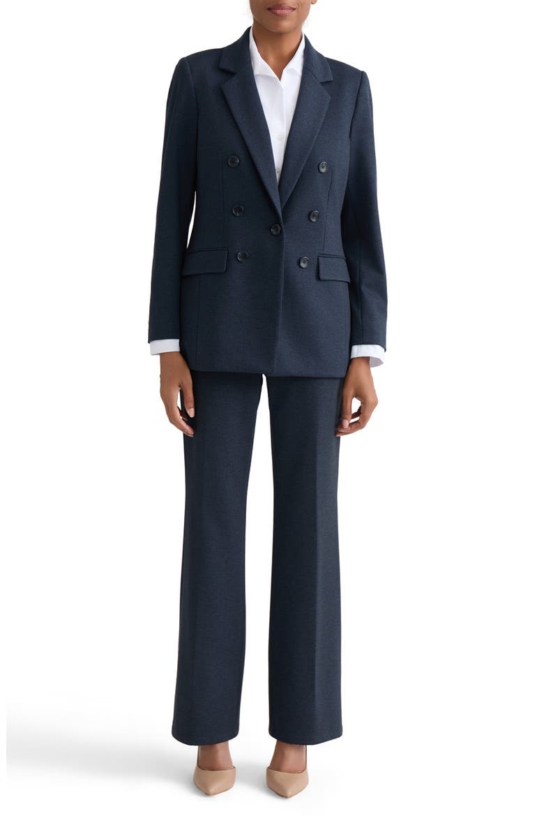 One-Button Notch Lapel Blazer, Alternate, color, PACIFIC NAVY MULTI