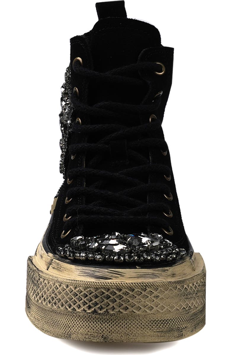 ZIGI Hattie Star Appliqué High Top Platform Sneaker, Alternate, color,