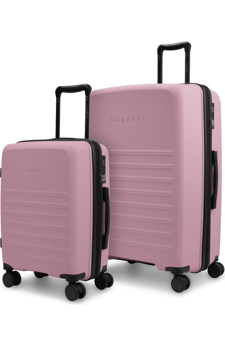 bugatti - Seoul 2 Piece Hardside Luggage Set with Expansion - Purple, Main, color, Purple